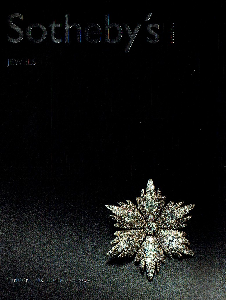 Sothebys December 2003 Jewels (Digital Only)