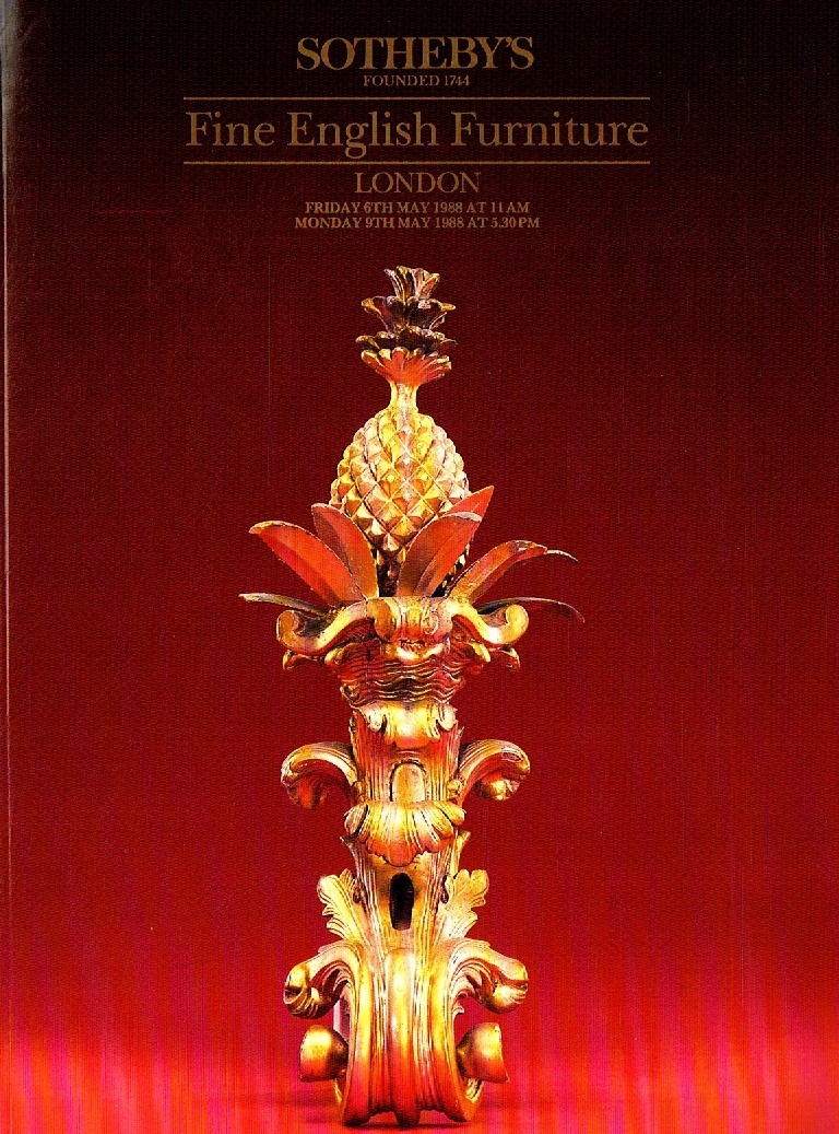 Sothebys May 1988 Fine English Furniture (Digital Only)