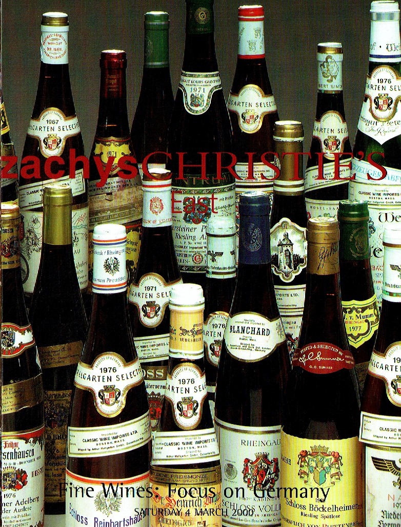 Christies March 2000 Fine Wines: Focus on Germany (Digital Only)