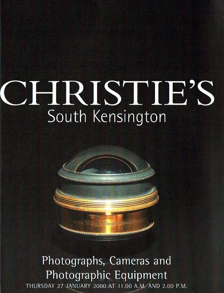 Christies January 2000 Cameras, Photographs & Photographic Equip (Digital Only)