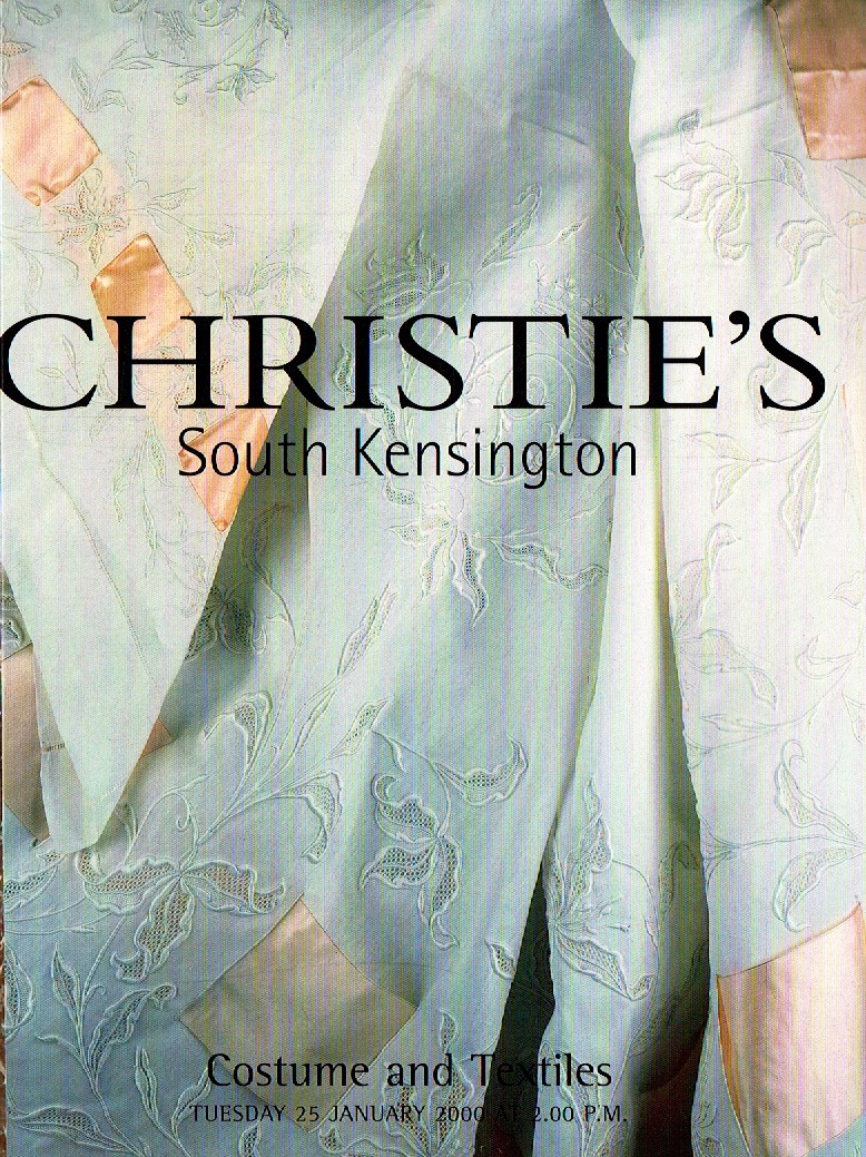 Christies January 2000 Costume and Textiles (Digital Only)