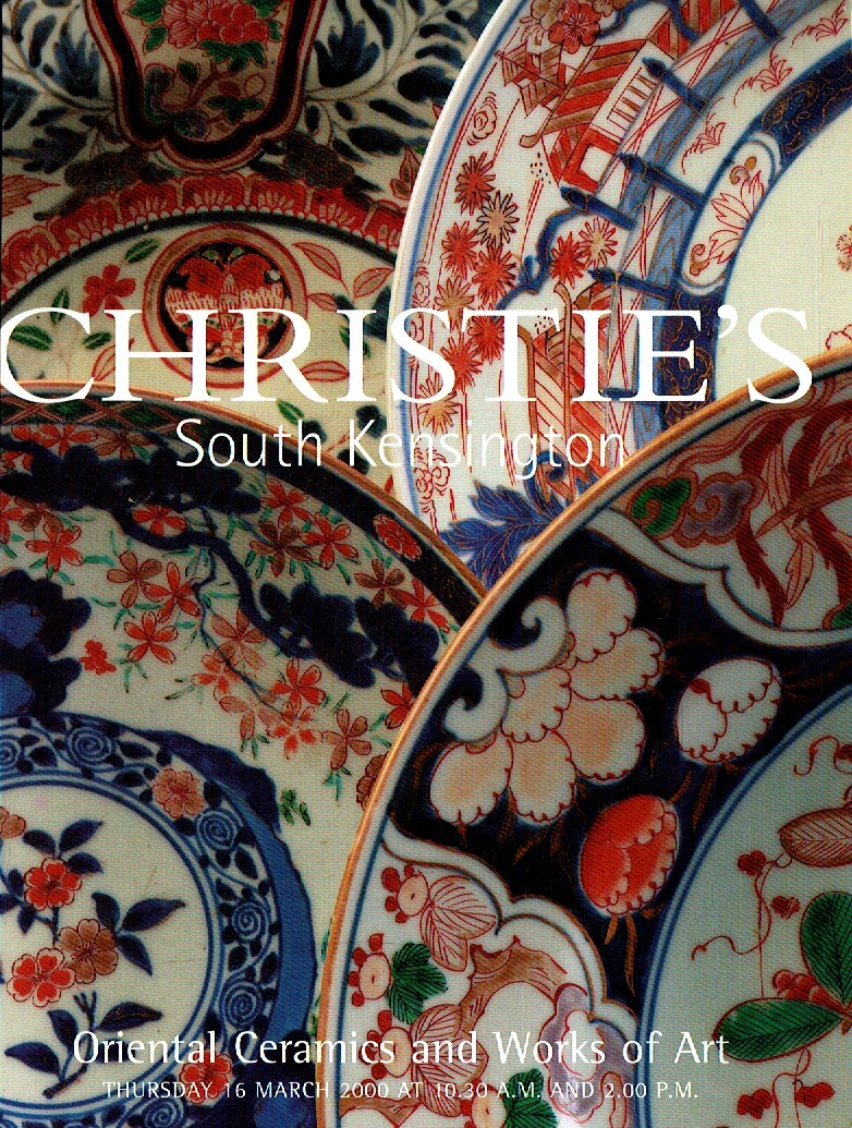 Christies March 2000 Oriental Ceramics & Works of Art (Digital Only)