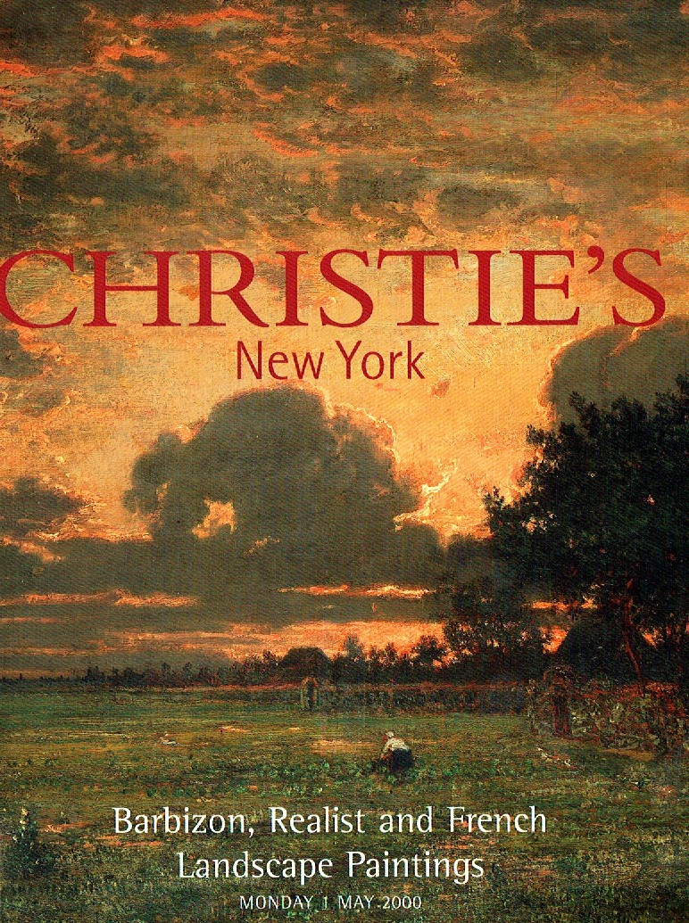 Christies May 2000 Barbizon, Realist & French Landscape Paintings (Digital Only