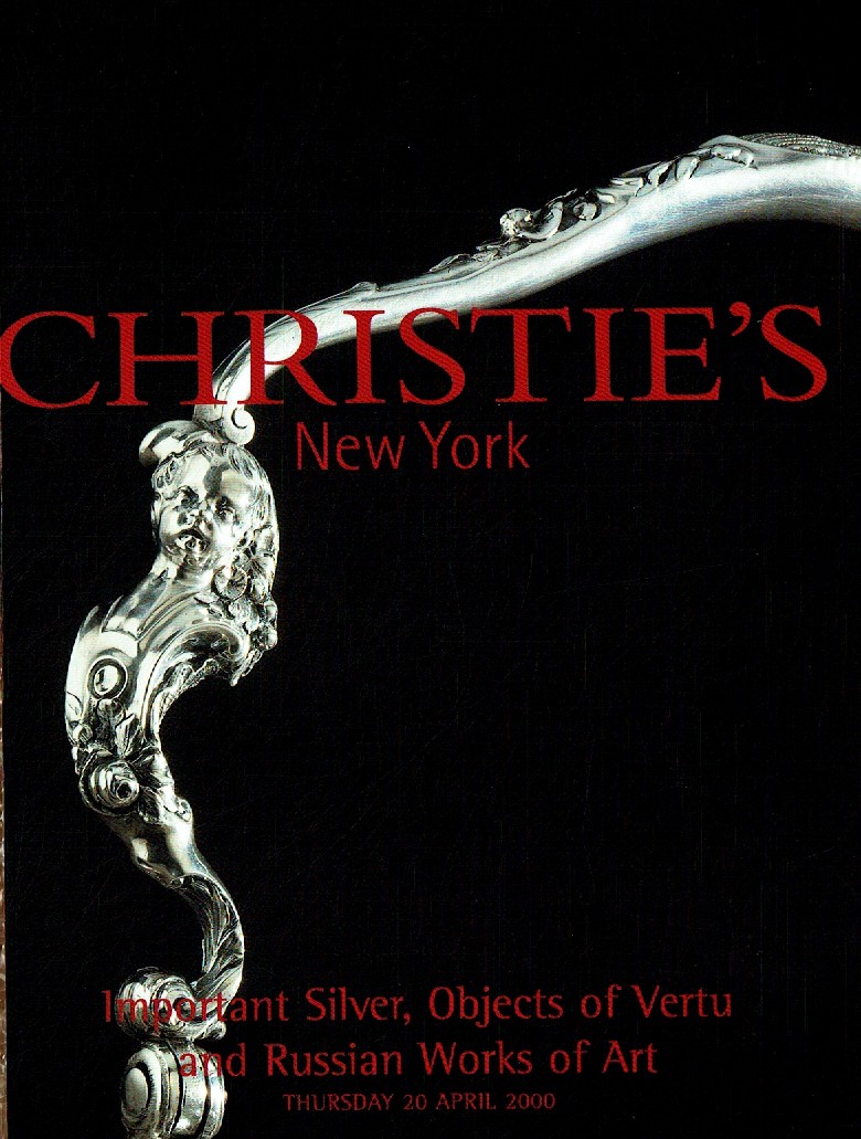 Christies April 2000 Important Silver, Objects of Vertu and Russ (Digital Only)