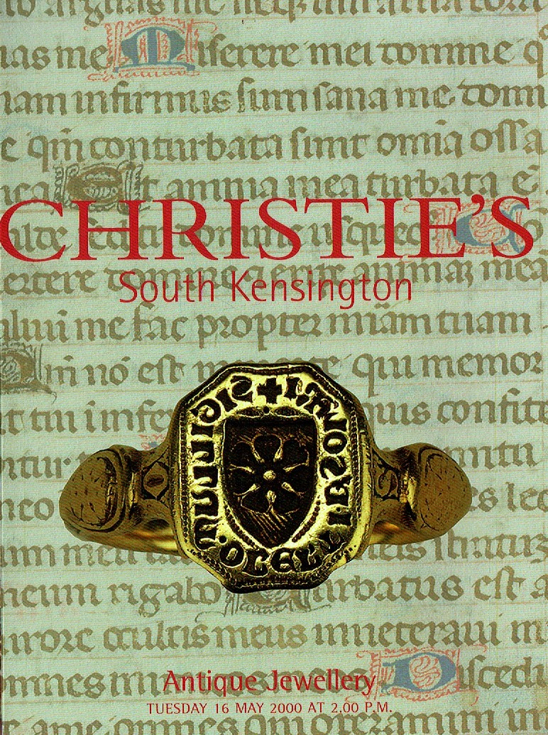 Christies May 2000 Antique Jewellery (Digital Only)