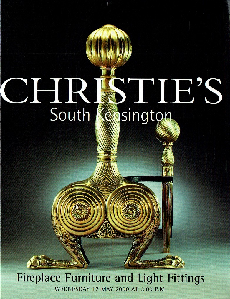 Christies May 2000 Fireplace Furniture, Light Fittings (Digital Only)