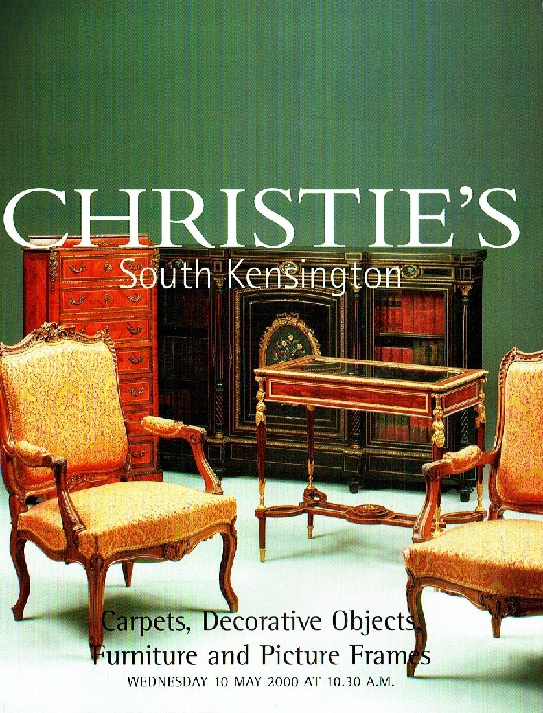 Christies May 2000 Carpets, Decorative Objects, Furniture and Pi (Digital Only)