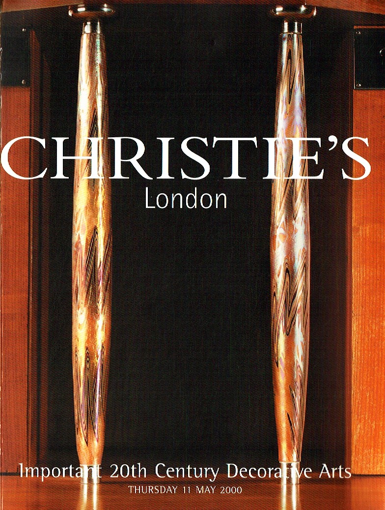 Christies May 2000 Important 20th Century Decorative Art (Digital Only)