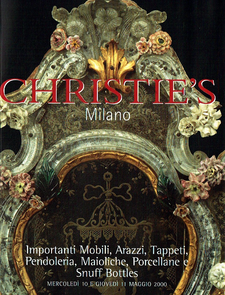 Christies May 2000 Furniture, Tapestries, Rugs, Porcelain & Snuf (Digital Only)