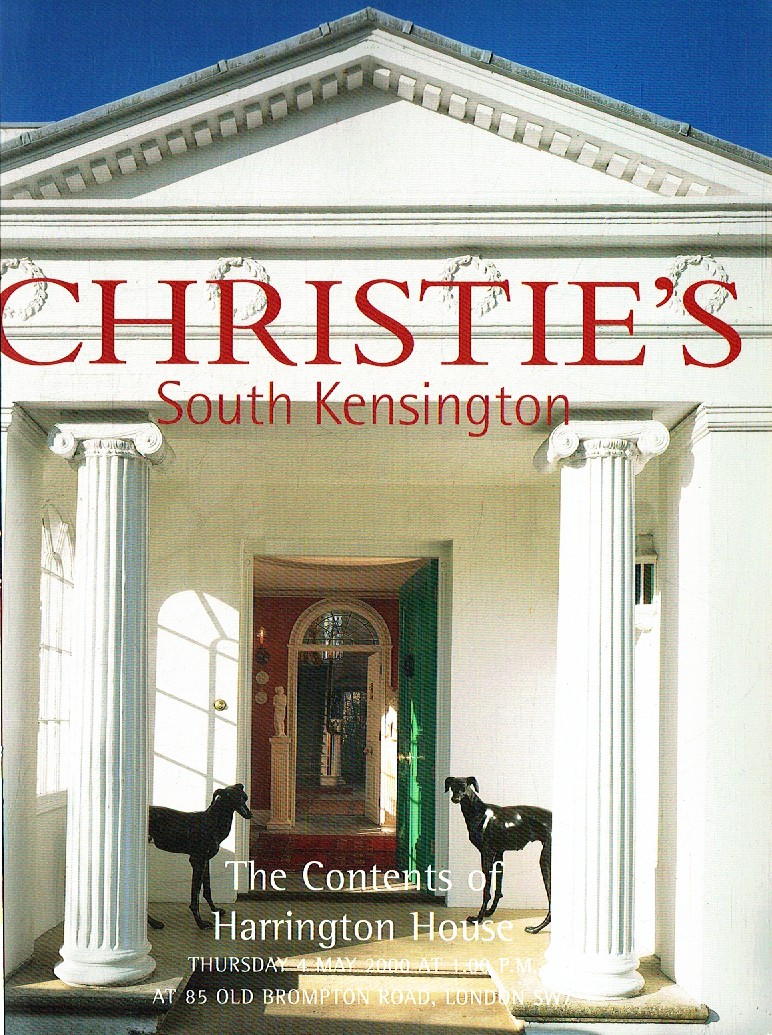 Christies May 2000 The Contents of Harrington House, Clarendon C (Digital Only)