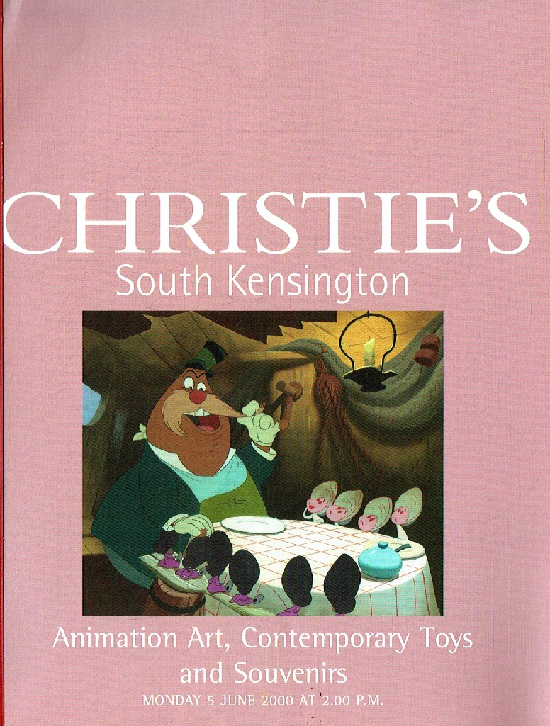 Christies June 2000 Animation Art, Contemporary Toys and Souveni (Digital Only)