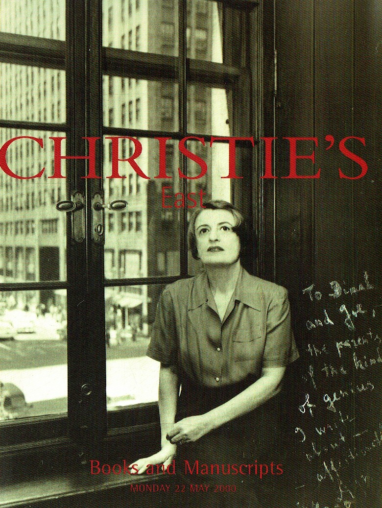 Christies May 2000 Books & Manuscripts (Digital Only)