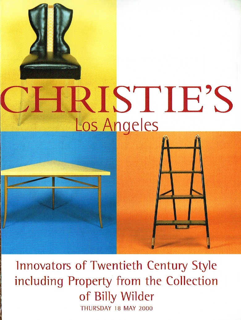 Christies May 2000 Innovators of Twentieth Century Style includi (Digital Only)