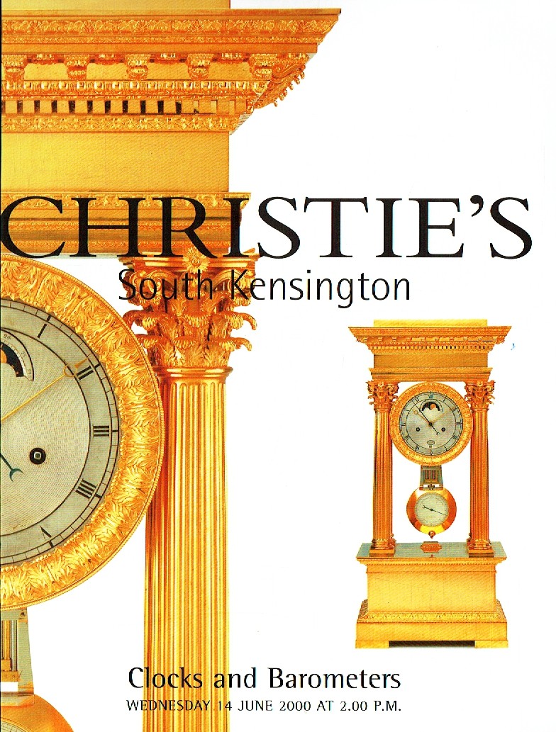 Christies June 2000 Clocks and Barometers (Digital Only)