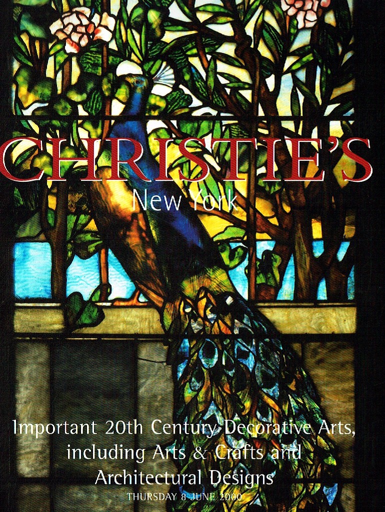 Christies June 2000 Important 20th Century Decorative Art includ (Digital Only)