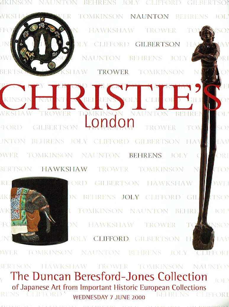 Christies June 2000 The Duncan Beresford-Jones Collection of Jap (Digital Only)