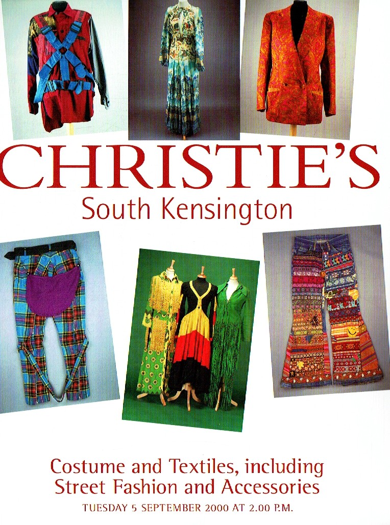 Christies September 2000 Costume and Textiles including Street f (Digital Only)