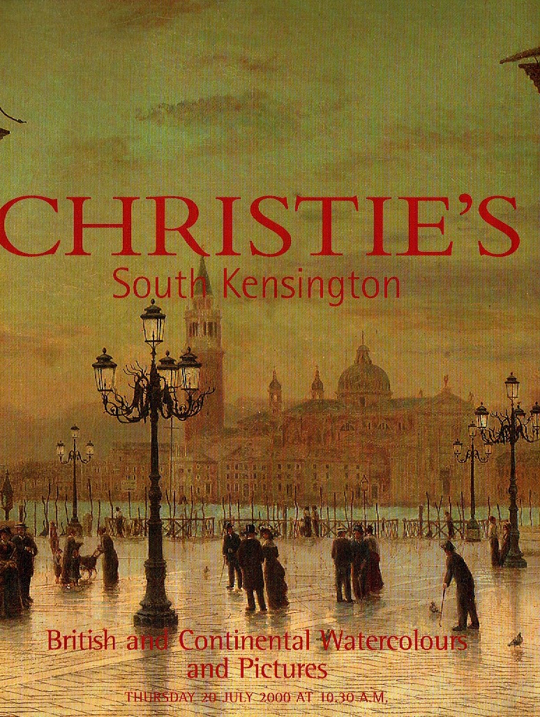 Christies July 2000 British and Continental Watercolours and Pic (Digital Only)