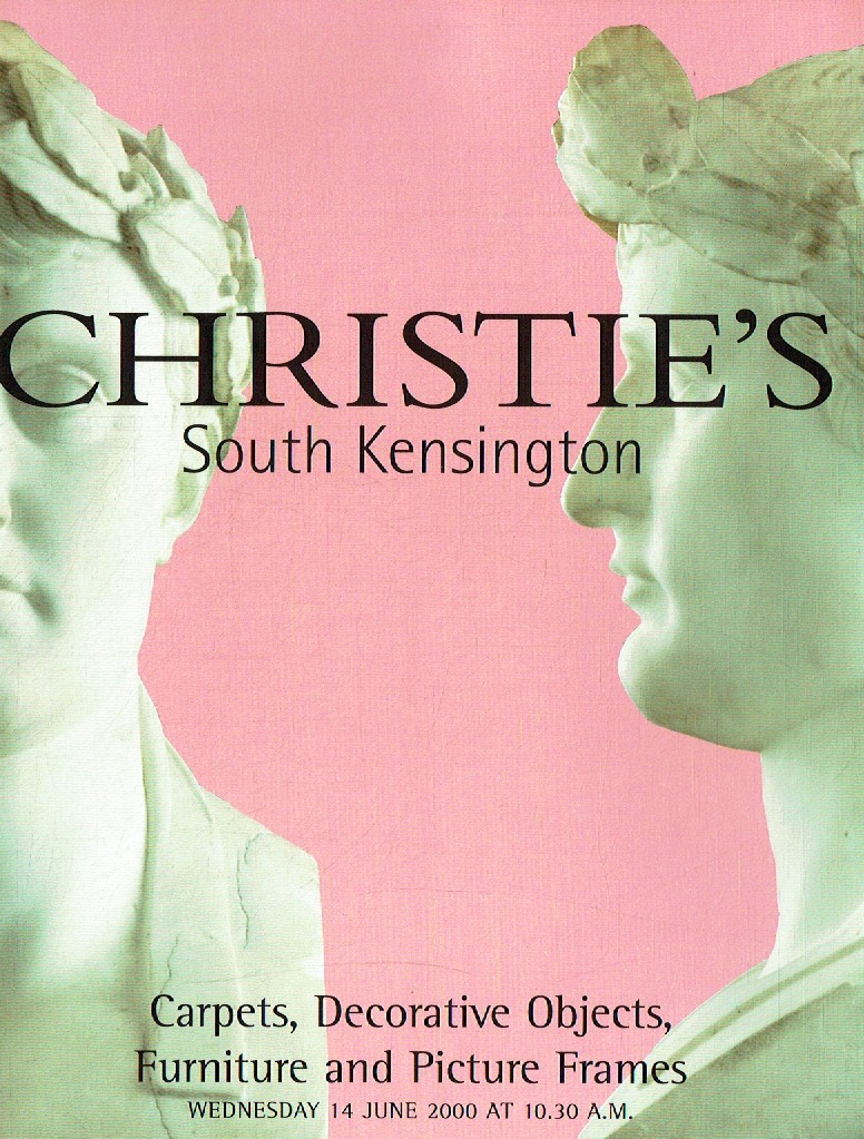 Christies June 2000 Carpets, Decorative Objects, Furniture and P (Digital Only)