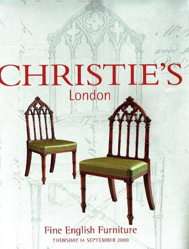 Christies September 2000 Fine English Furniture (Digital Only)