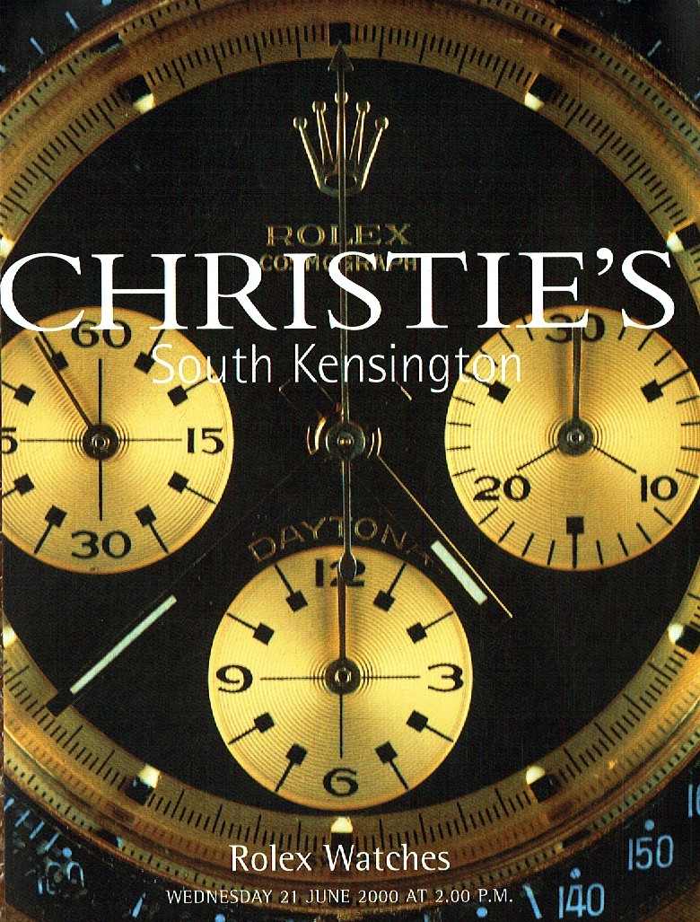 Christies June 2000 Rolex Watches (Digital Only)