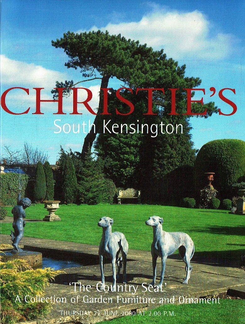 Christies June 2000 The Country Seat. A Collection of Garden Fur (Digital Only)