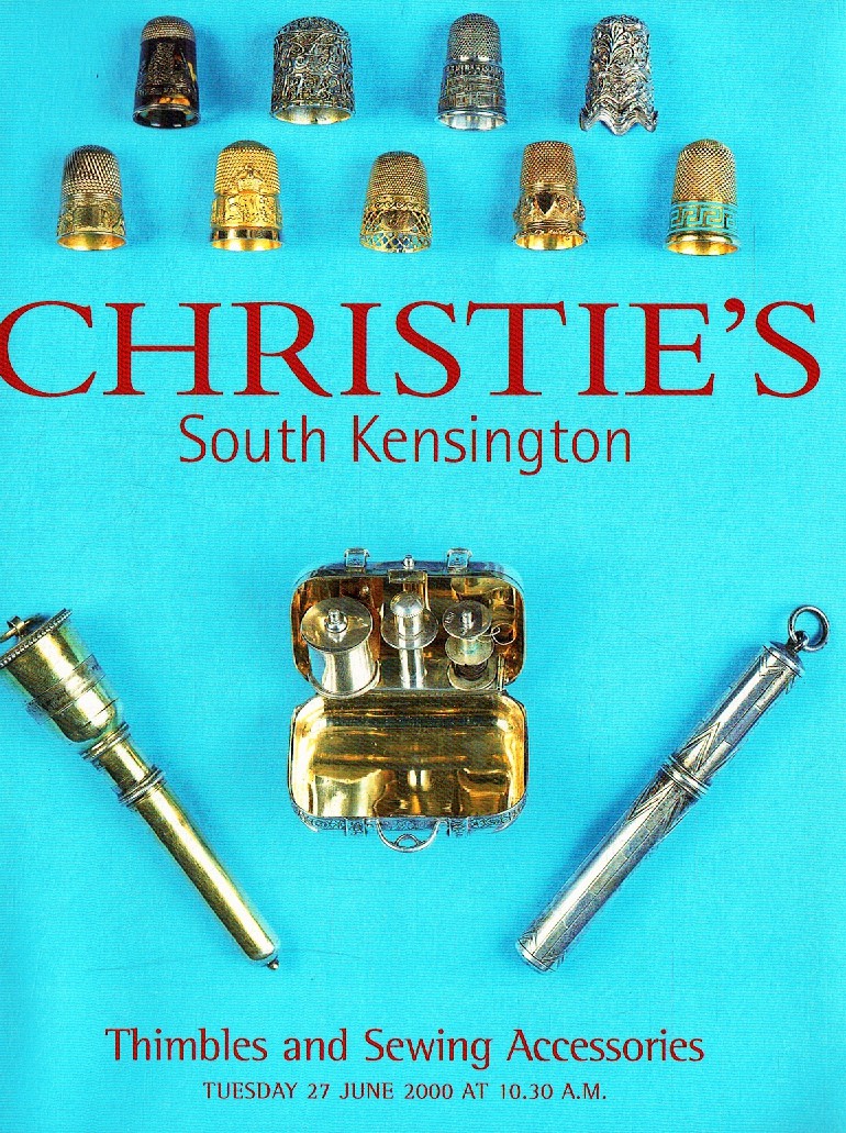 Christies June 2000 Thimbles and Sewing Accessories (Digital Only)