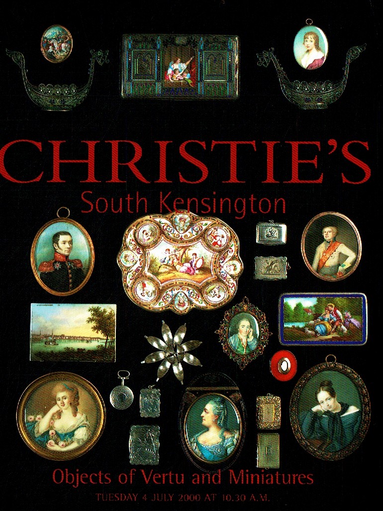 Christies July 2000 Objects of Vertu and Miniatures (Digital Only)