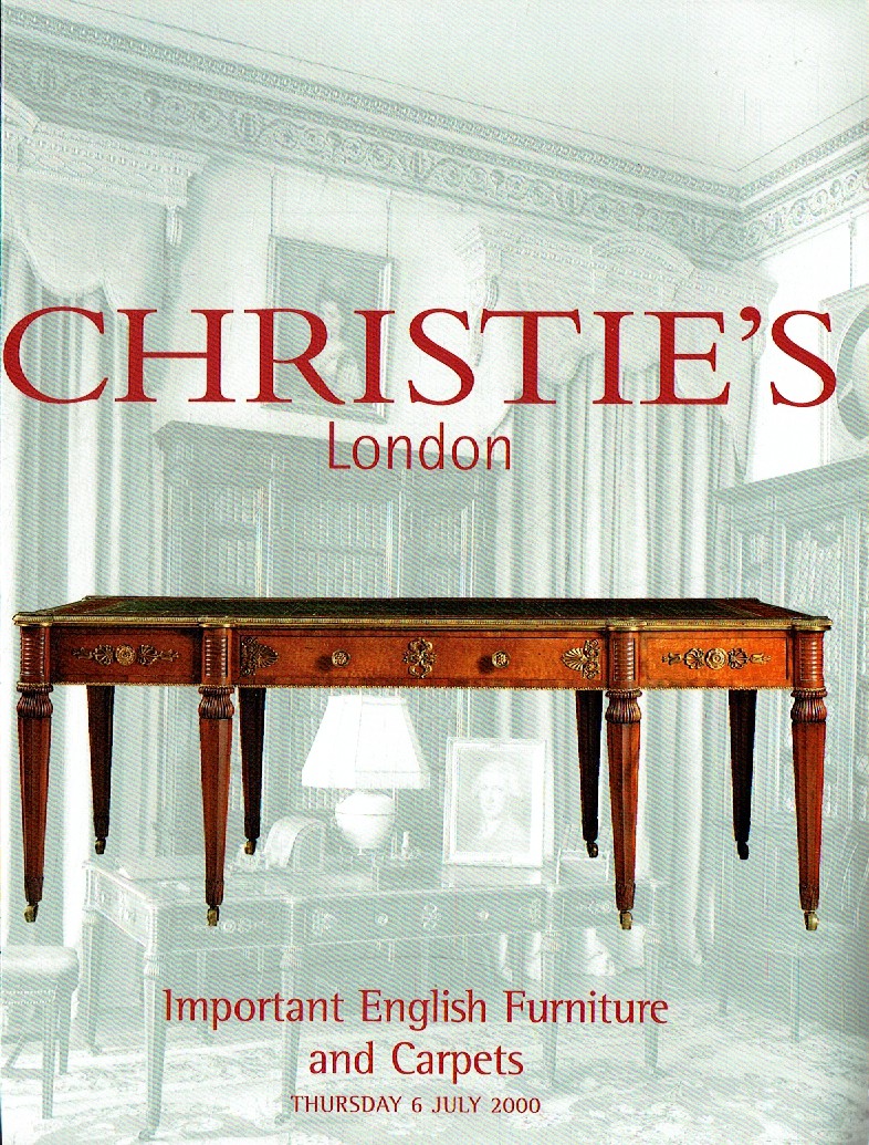 Christies July 2000 Important English Furniture and Carpets (Digital Only)