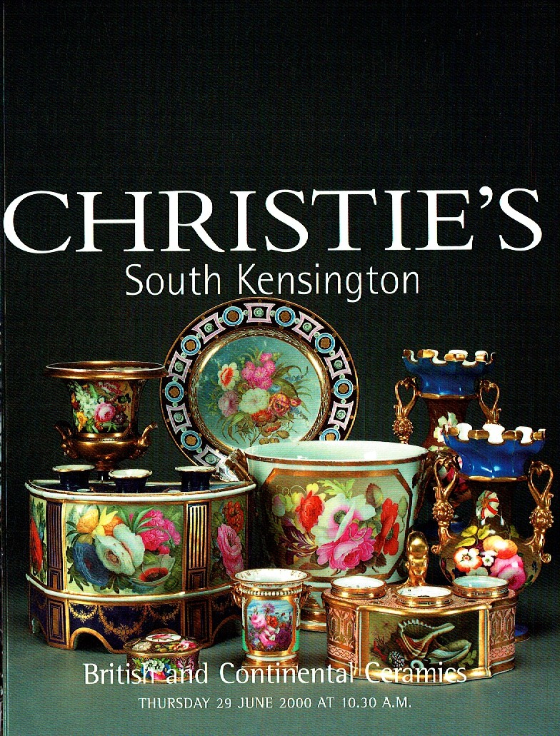 Christies June 2000 British & Continental Ceramics (Digital Only)