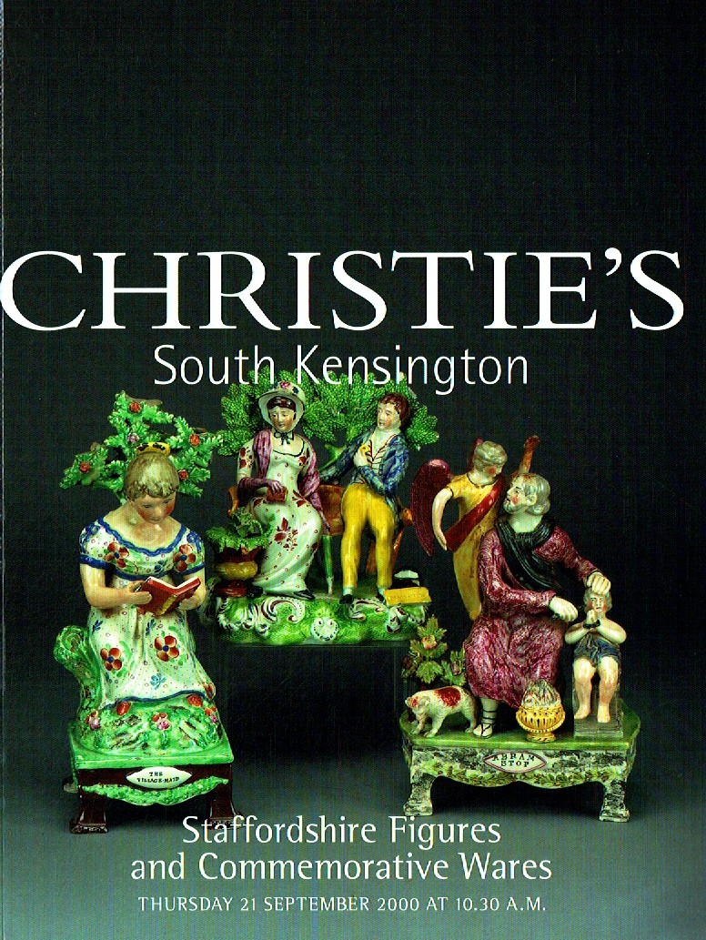 Christies September 2000 Staffordshire Figures & Commemorative W (Digital Only)