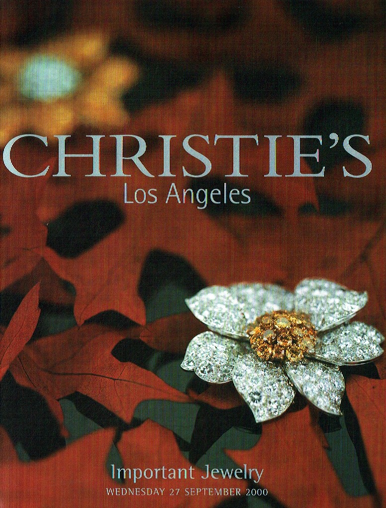 Christies September 2000 Important Jewellery (Digital Only)