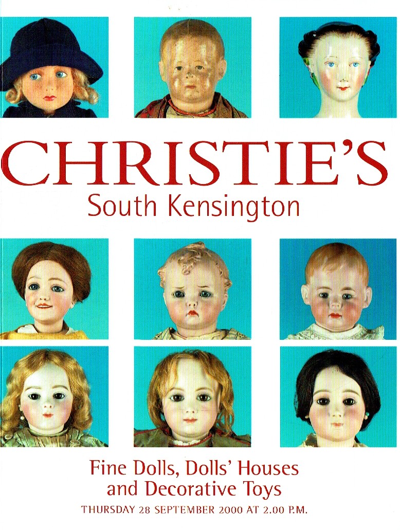 Christies September 2000 Fine Dolls, Dolls Houses and Decorative (Digital Only)