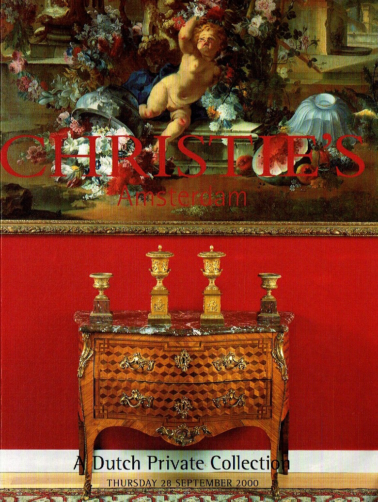 Christies September 2000 A Dutch Private Collection (Digital Only)