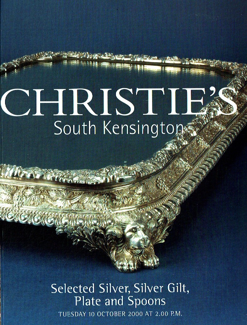 Christies October 2000 Selected Silver, Silver Gilt, Plate and S (Digital Only)