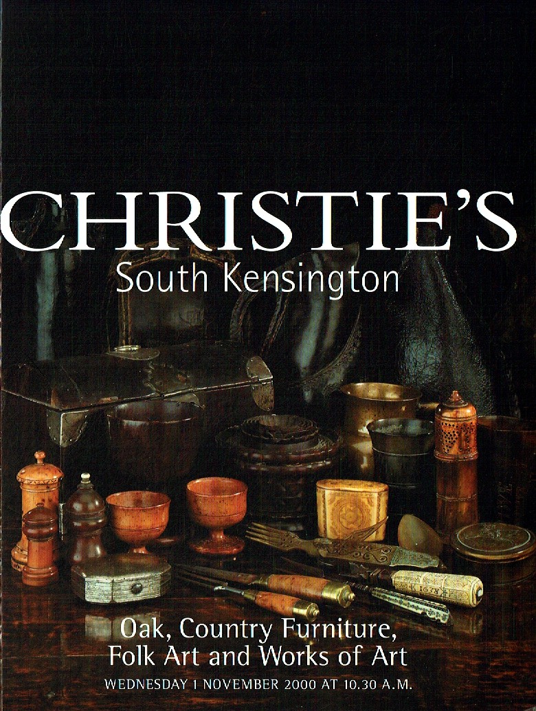 Christies November 2000 Oak, Country Furniture Folk Art and Work (Digital Only)