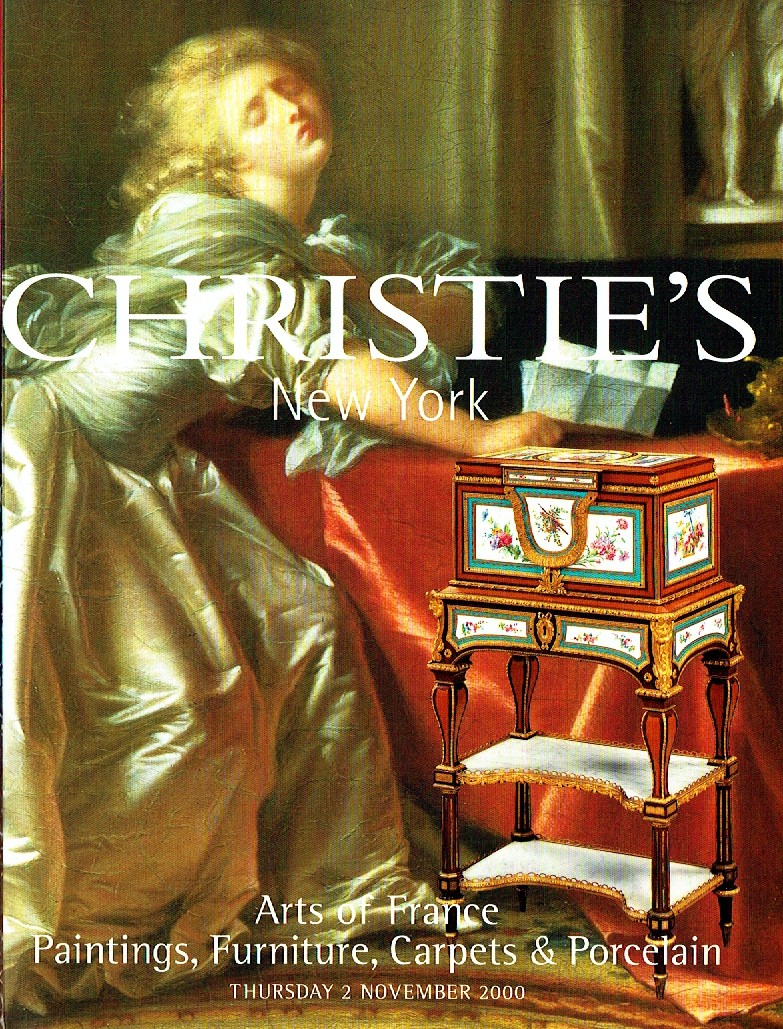 Christies November 2000 Arts of France - Paintings, Furniture, C (Digital Only)