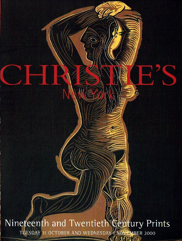 Christies October & November 2000 Nineteenth and Twentieth C (Digital Only)