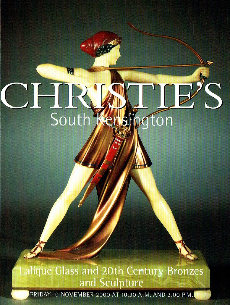 Christies November 2000 Lalique Glass and 20th Century Bronzes a (Digital Only)