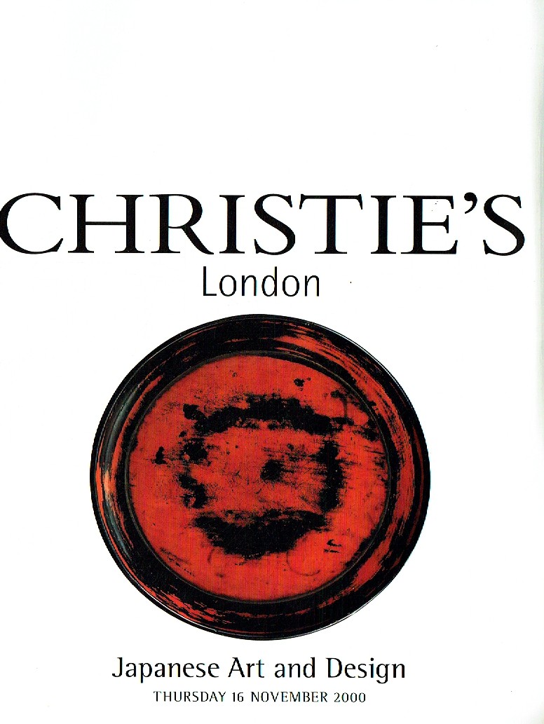 Christies November 2000 Japanese Art and Design (Digital Only)