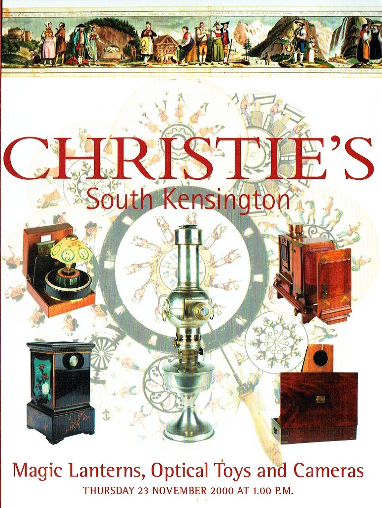 Christies November 2000 Magic Lanterns, Optical Toys and Cameras (Digital Only)