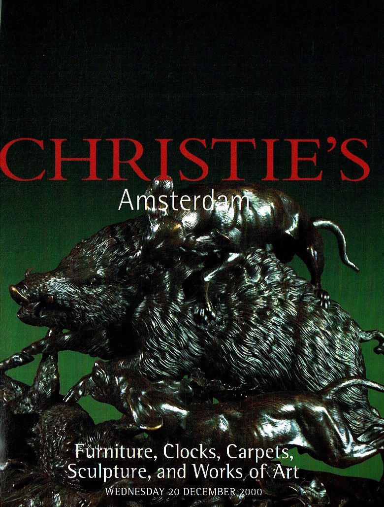 Christies December 2000 Furniture, Clocks, Carpets, Sculpture & (Digital Only)