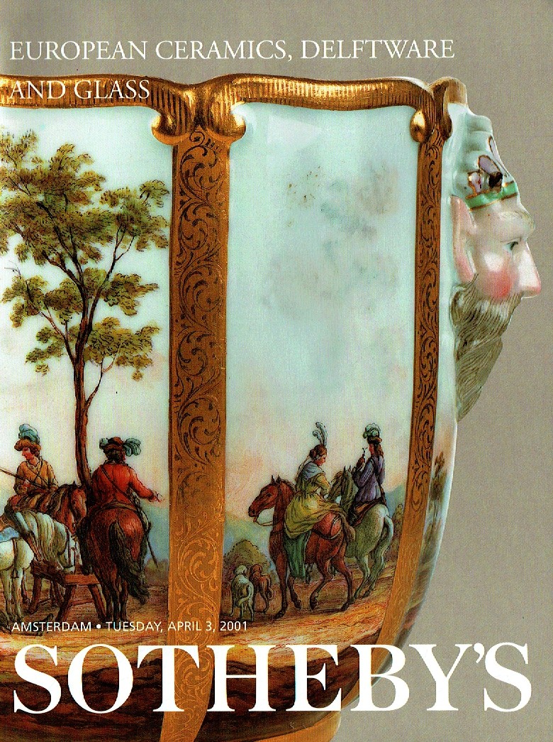 Sothebys April 2001 European Ceramics, Delftware & Glass (Digital Only)