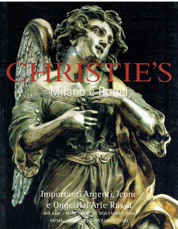 Christies November & December 2000 Important Silver, Icons & (Digital Only)