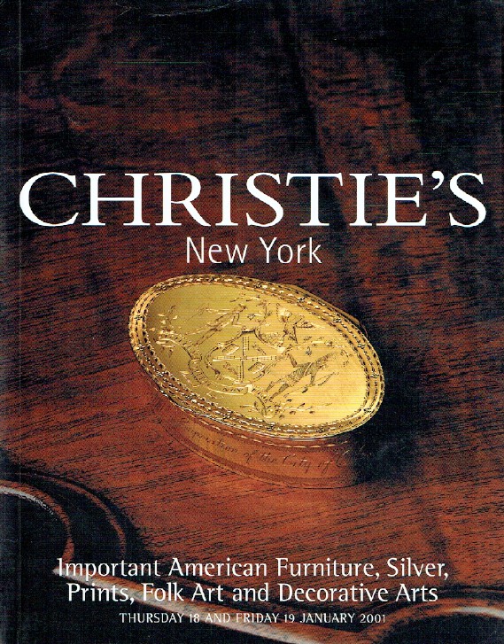 Christies January 2001 Important American Furniture etc.(Digital Only)