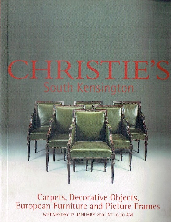 Christies January 2001 Carpets, Decorative Objects, European Fur (Digital Only)