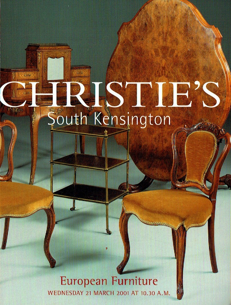 Christies March 2001 European Furniture (Digital Only)