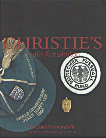 Christies March 2001 Football Memorabilia (Digital Only)