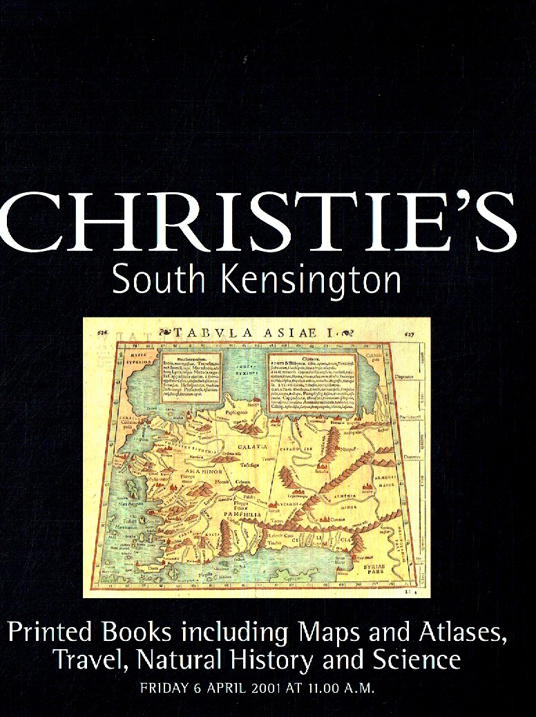 Christies April 2001 Printed Books including Maps and Atlases (Digital Only)