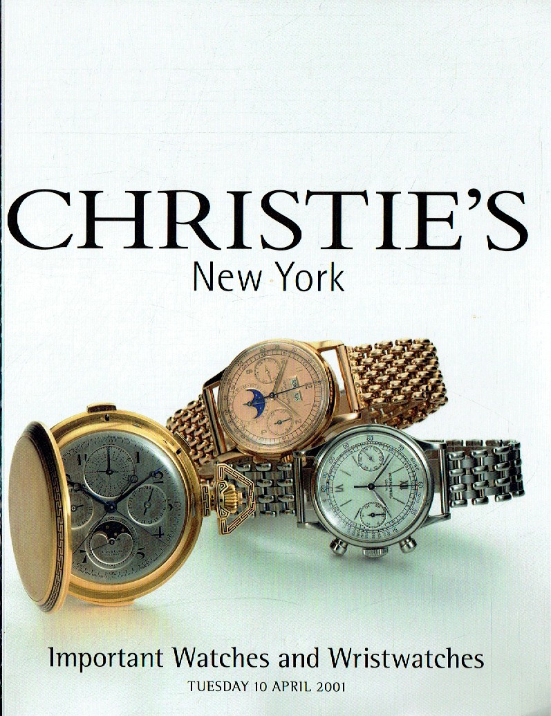 Christies April 2001 Important Watches & Wristwatches (Digital Only)